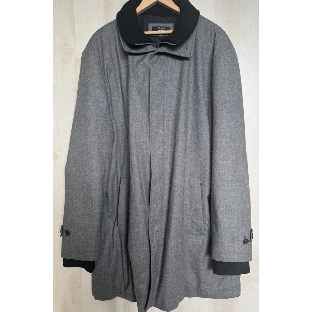 Loro Piana Storm System Wool Saks Fifth Ave Jacket Coat Zip Men's XL Gray - Picture 2 of 9